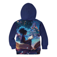 Black Girls Book Lovers Kid Hoodie Just A Girl Who Loves Books