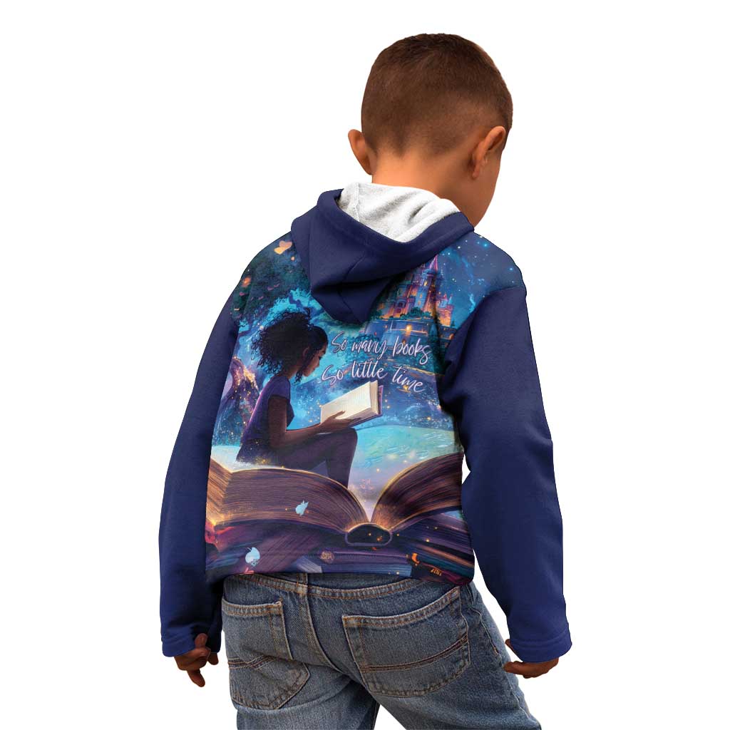 Black Girls Book Lovers Kid Hoodie Just A Girl Who Loves Books