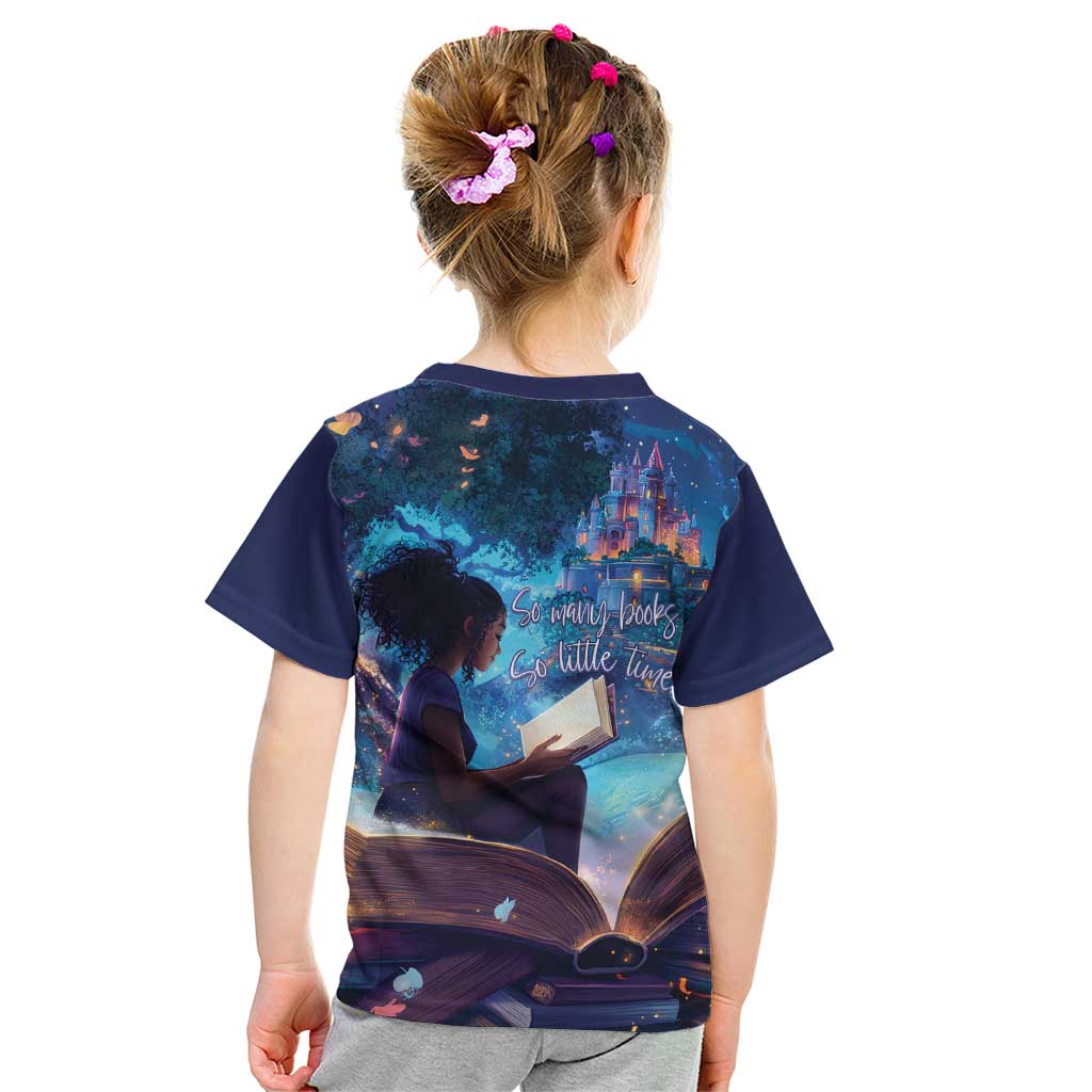 Black Girls Book Lovers Kid T Shirt Just A Girl Who Loves Books