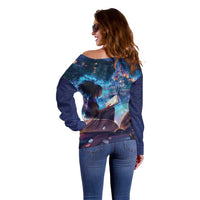 Black Girls Book Lovers Off Shoulder Sweater Just A Girl Who Loves Books