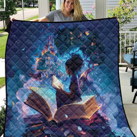 Black Girls Book Lovers Quilt Just A Girl Who Loves Books