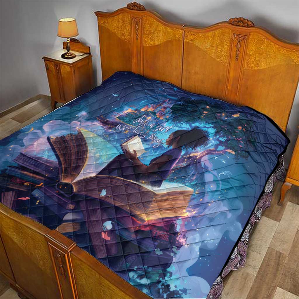 Black Girls Book Lovers Quilt Just A Girl Who Loves Books