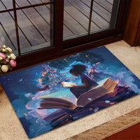 Black Girls Book Lovers Rubber Doormat Just A Girl Who Loves Books