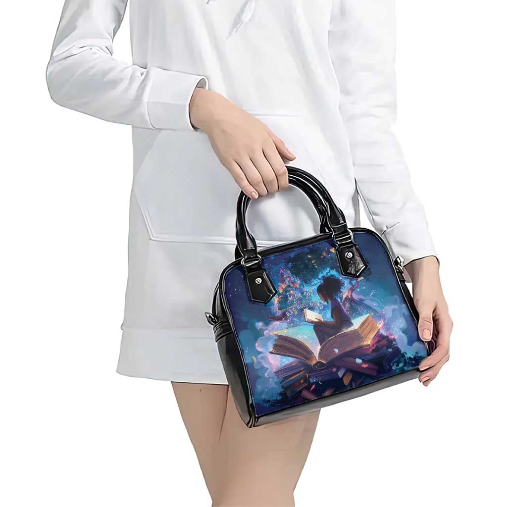 Black Girls Book Lovers Shoulder Handbag Just A Girl Who Loves Books