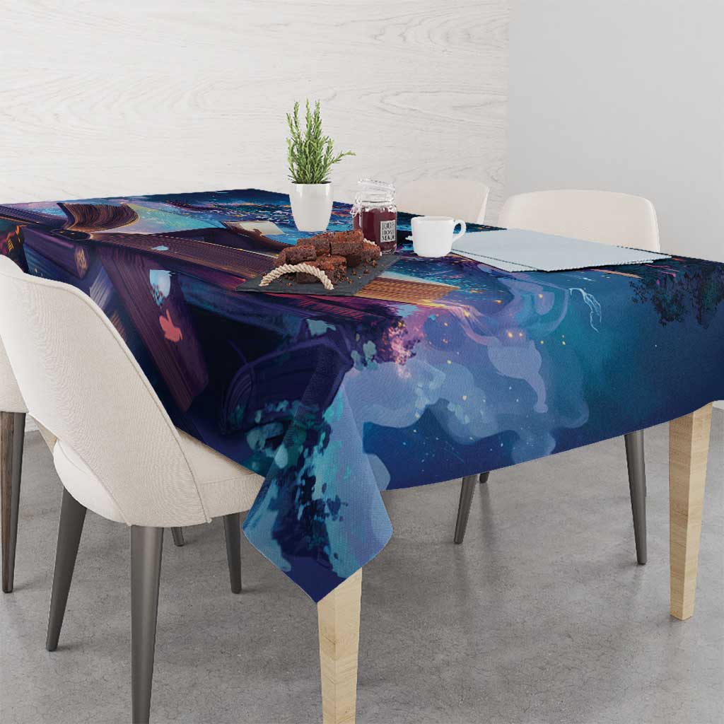 Black Girls Book Lovers Tablecloth Just A Girl Who Loves Books