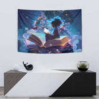 Black Girls Book Lovers Tapestry Just A Girl Who Loves Books
