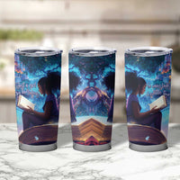 Black Girls Book Lovers Tumbler Cup Just A Girl Who Loves Books