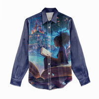 Black Girls Book Lovers Women Casual Shirt Just A Girl Who Loves Books