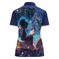 Black Girls Book Lovers Women Polo Shirt Just A Girl Who Loves Books