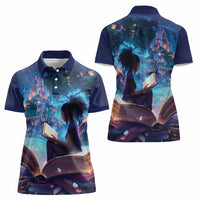 Black Girls Book Lovers Women Polo Shirt Just A Girl Who Loves Books