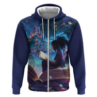 Black Girls Book Lovers Zip Hoodie Just A Girl Who Loves Books