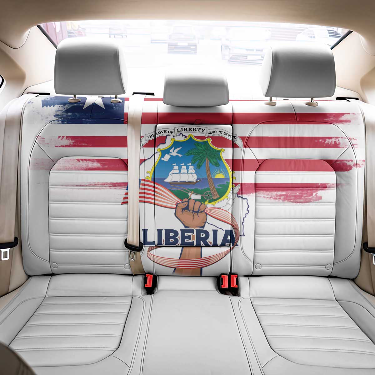 Liberia Flag Day Back Car Seat Cover Our Flag Our Pride
