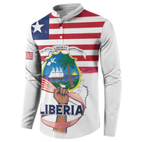 Personalised Liberia Flag Day Button Sweatshirt Our Flag Our Pride