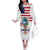 Personalised Liberia Flag Day Family Matching Off The Shoulder Long Sleeve Dress and Hawaiian Shirt Our Flag Our Pride