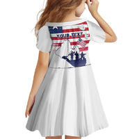 Personalised Liberia Flag Day Family Matching Off Shoulder Maxi Dress and Hawaiian Shirt Our Flag Our Pride