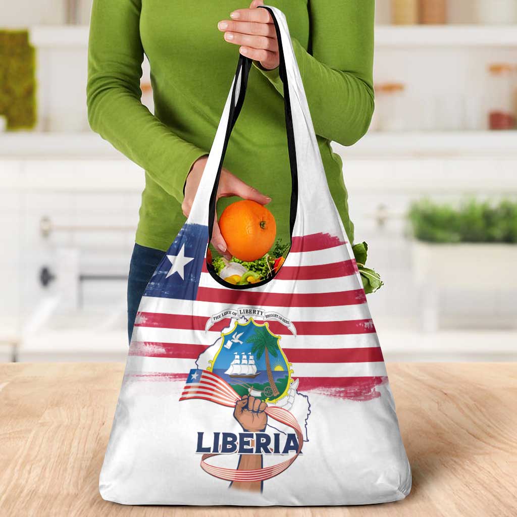 Liberia Flag Day Grocery Bag Our Flag Our Pride