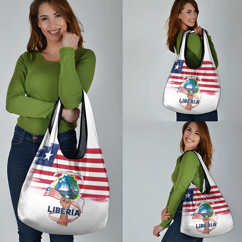 Liberia Flag Day Grocery Bag Our Flag Our Pride