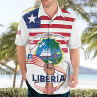 Personalised Liberia Flag Day Hawaiian Shirt Our Flag Our Pride