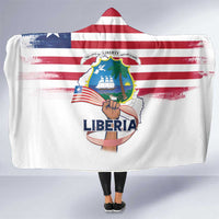 Liberia Flag Day Hooded Blanket Our Flag Our Pride