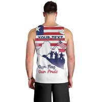 Personalised Liberia Flag Day Men Tank Top Our Flag Our Pride
