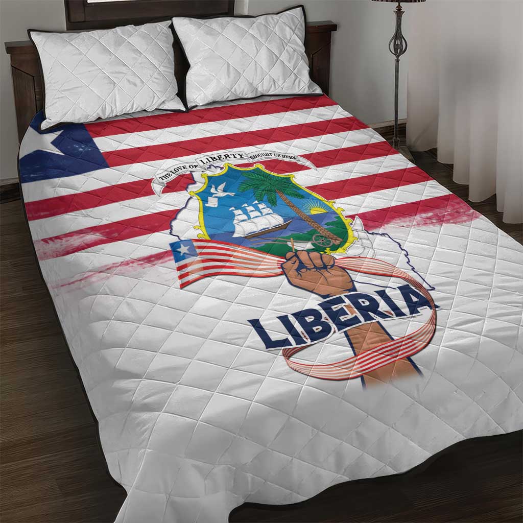 Liberia Flag Day Quilt Bed Set Our Flag Our Pride