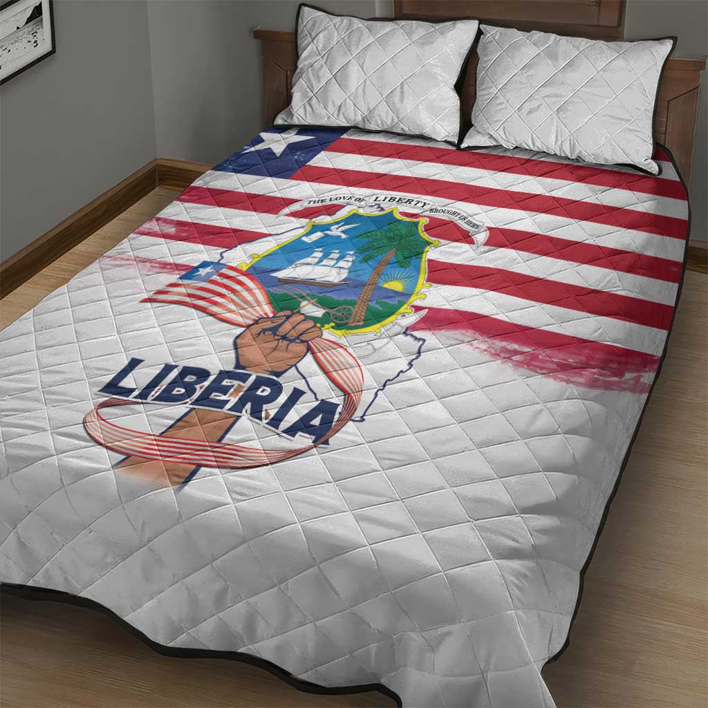 Liberia Flag Day Quilt Bed Set Our Flag Our Pride
