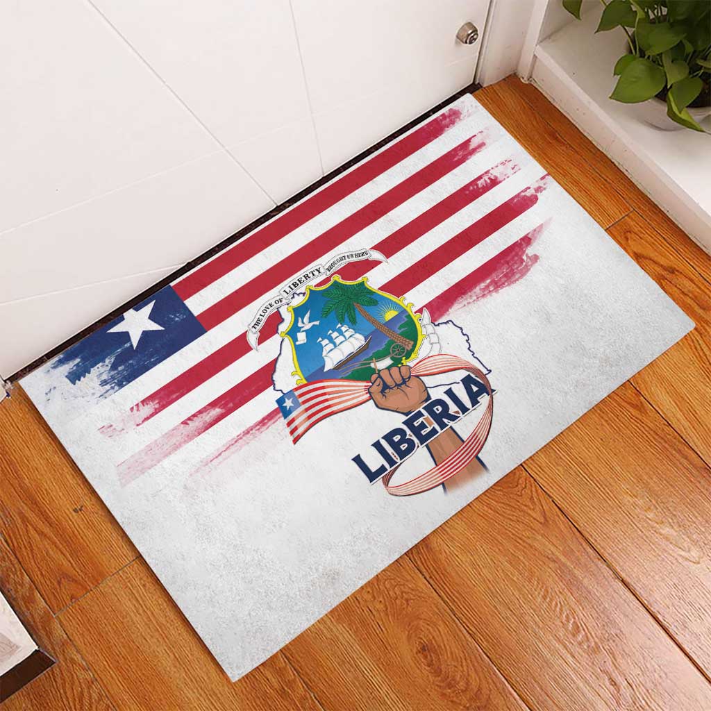 Liberia Flag Day Rubber Doormat Our Flag Our Pride