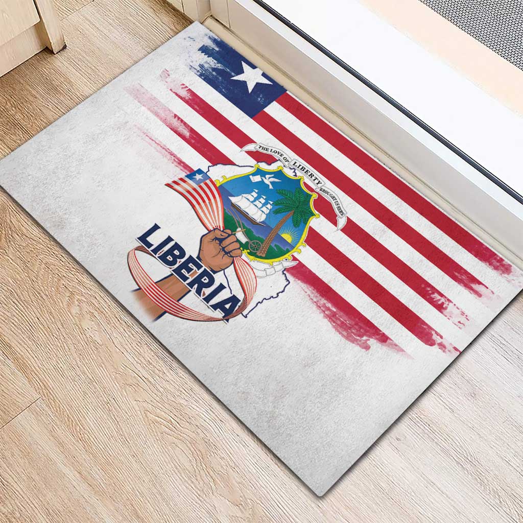 Liberia Flag Day Rubber Doormat Our Flag Our Pride