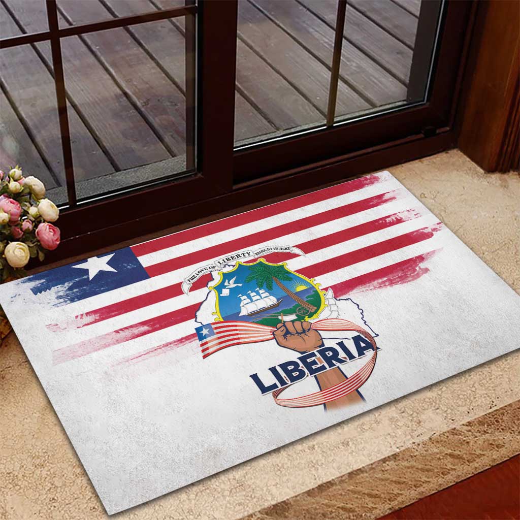 Liberia Flag Day Rubber Doormat Our Flag Our Pride