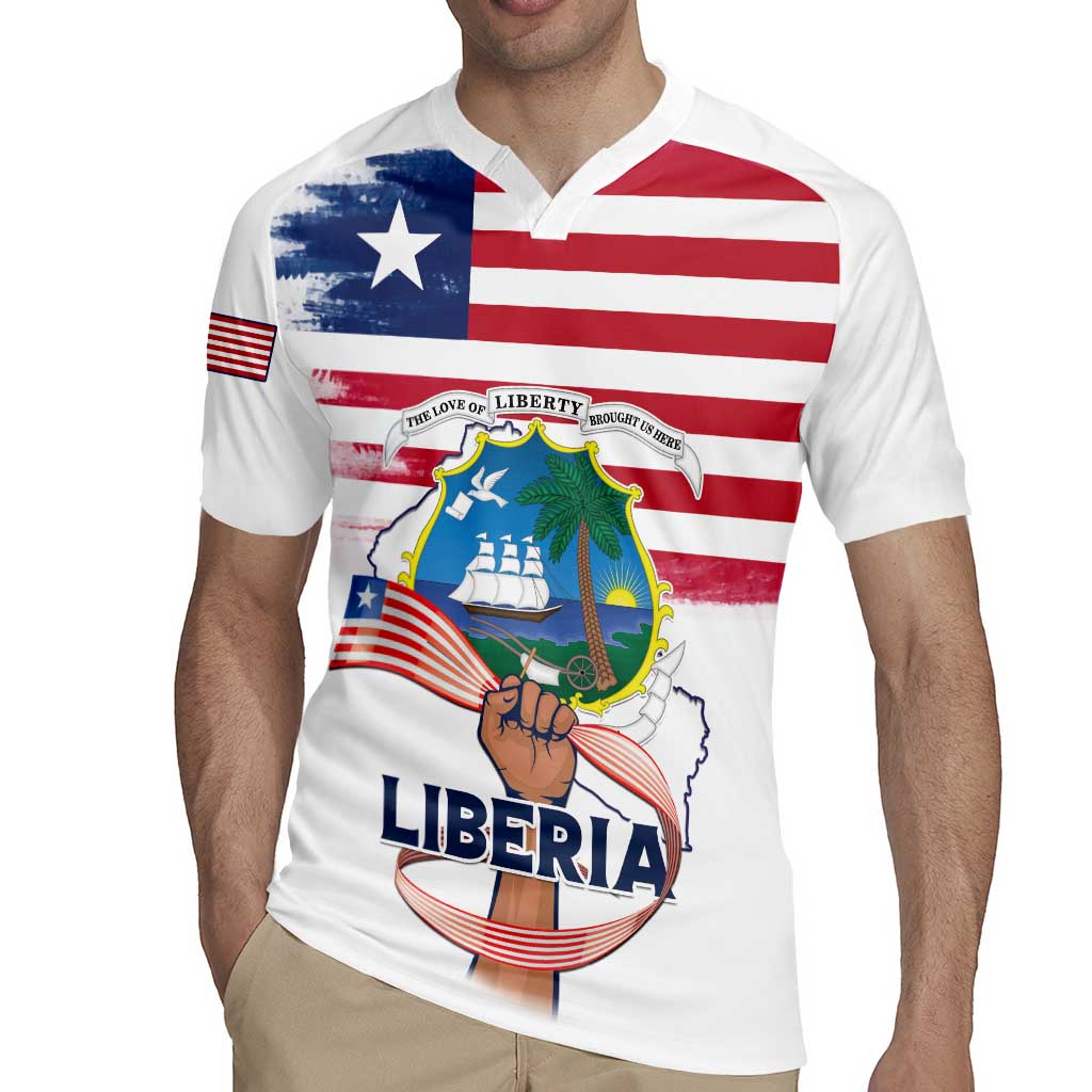 Personalised Liberia Flag Day Rugby Jersey Our Flag Our Pride