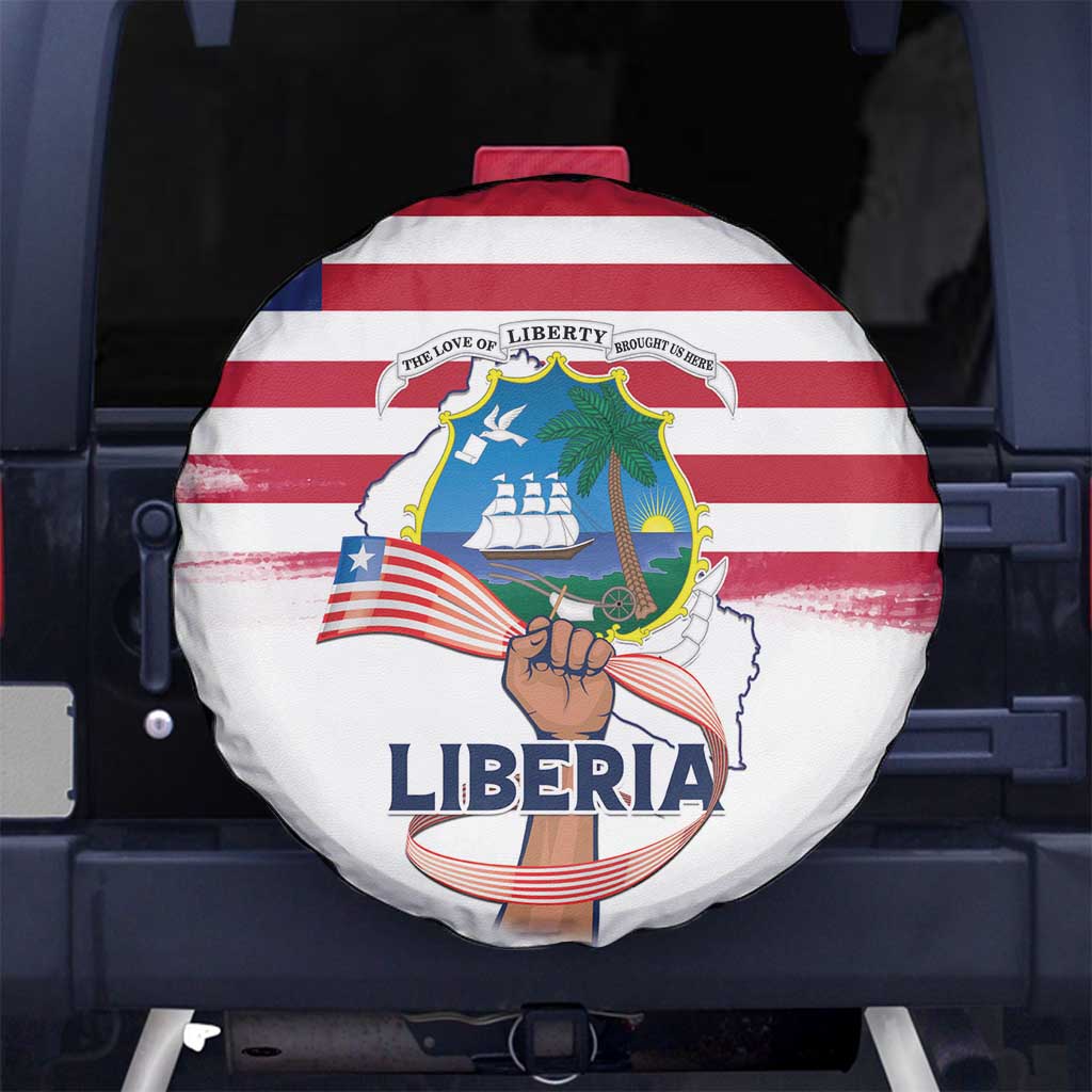 Liberia Flag Day Spare Tire Cover Our Flag Our Pride