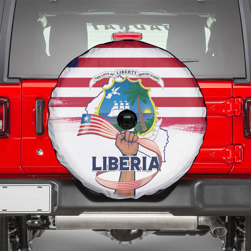 Liberia Flag Day Spare Tire Cover Our Flag Our Pride