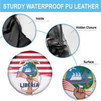 Liberia Flag Day Spare Tire Cover Our Flag Our Pride