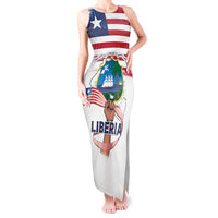Personalised Liberia Flag Day Tank Maxi Dress Our Flag Our Pride