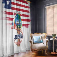Liberia Flag Day Window Curtain Our Flag Our Pride