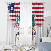 Liberia Flag Day Window Curtain Our Flag Our Pride