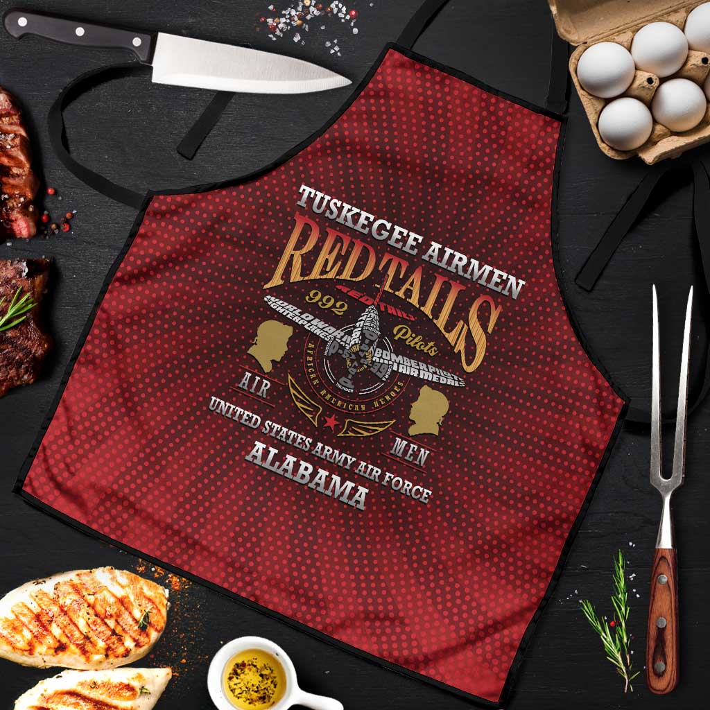 Red Tails Legacy Apron Tuskegee Airmen WWII Heroes - Wonder Print Shop