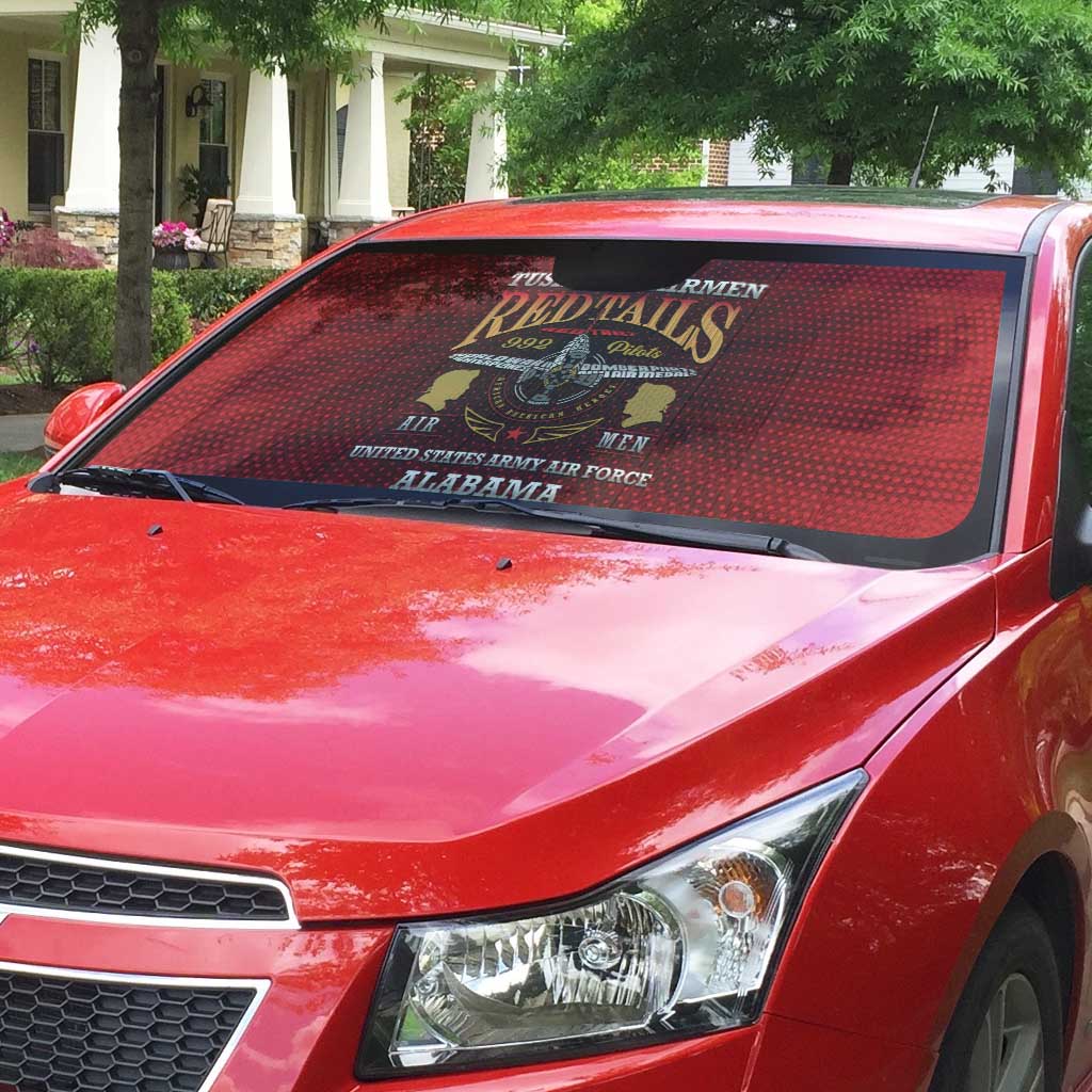 Red Tails Legacy Auto Sun Shade Tuskegee Airmen WWII Heroes - Wonder Print Shop