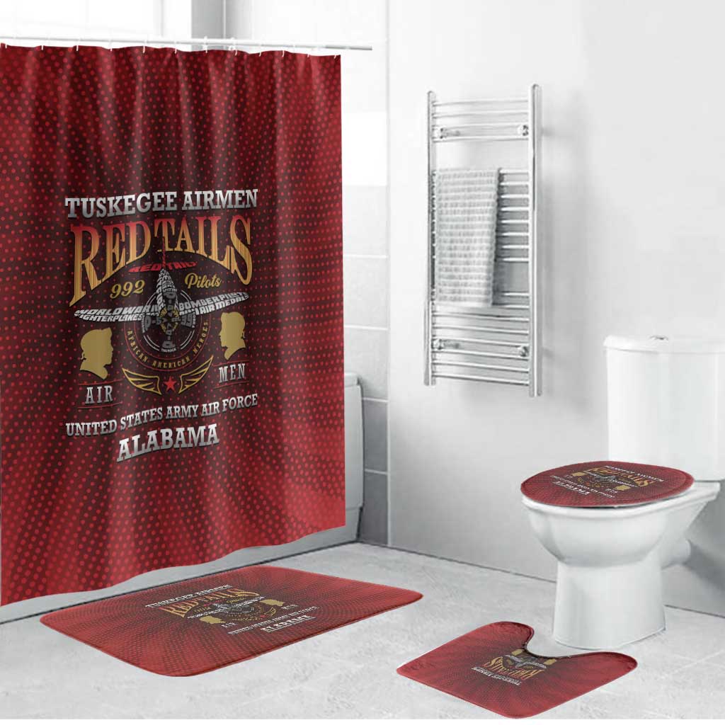 Red Tails Legacy Bathroom Set Tuskegee Airmen WWII Heroes - Wonder Print Shop