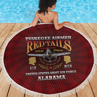 Red Tails Legacy Beach Blanket Tuskegee Airmen WWII Heroes - Wonder Print Shop