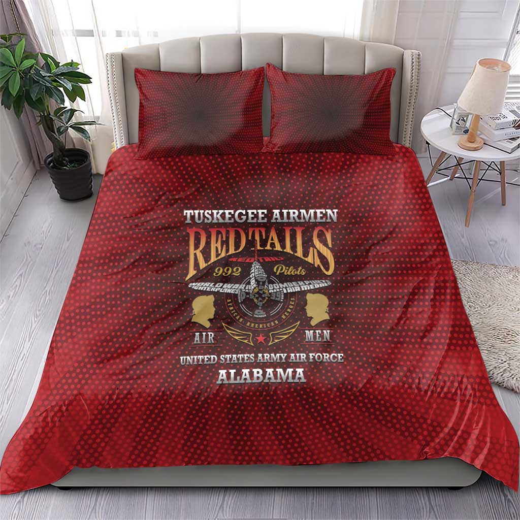 Red Tails Legacy Bedding Set Tuskegee Airmen WWII Heroes - Wonder Print Shop