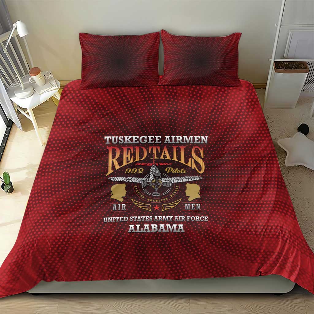 Red Tails Legacy Bedding Set Tuskegee Airmen WWII Heroes - Wonder Print Shop
