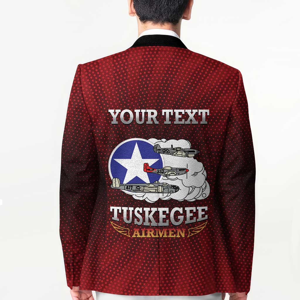 Personalized Red Tails Legacy Blazer Tuskegee Airmen WWII Heroes - Wonder Print Shop