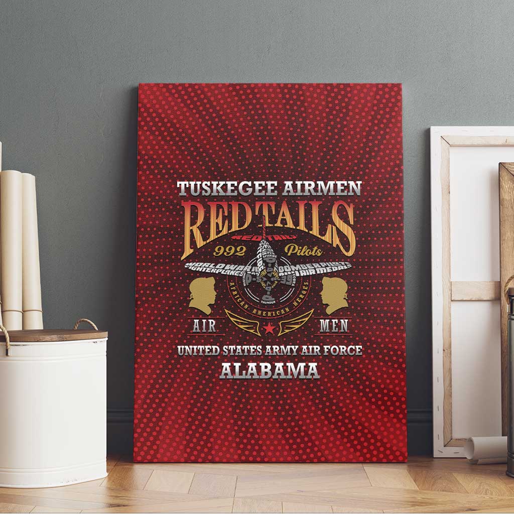 Red Tails Legacy Canvas Wall Art Tuskegee Airmen WWII Heroes - Wonder Print Shop