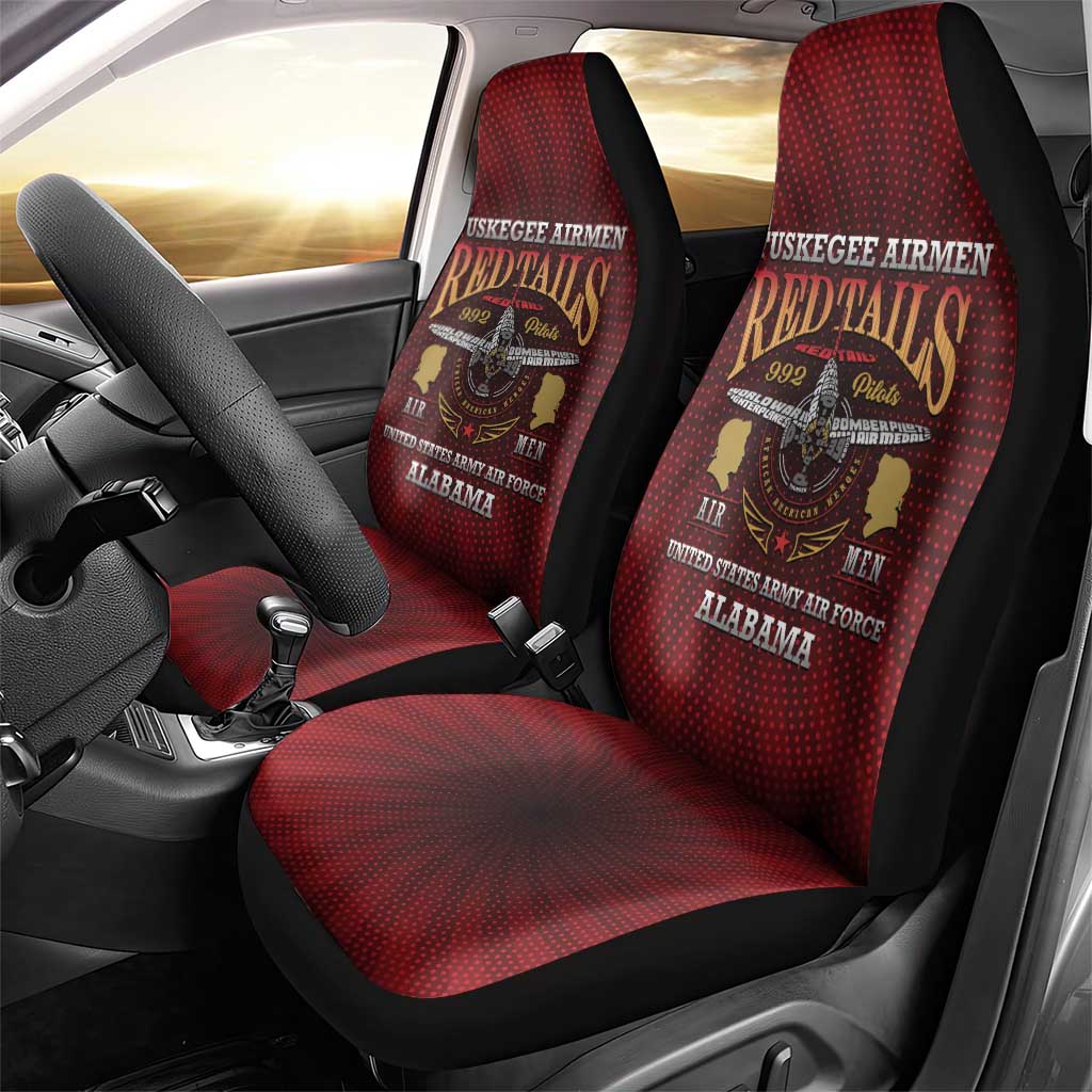 Red Tails Legacy Car Seat Cover Tuskegee Airmen WWII Heroes - Wonder Print Shop