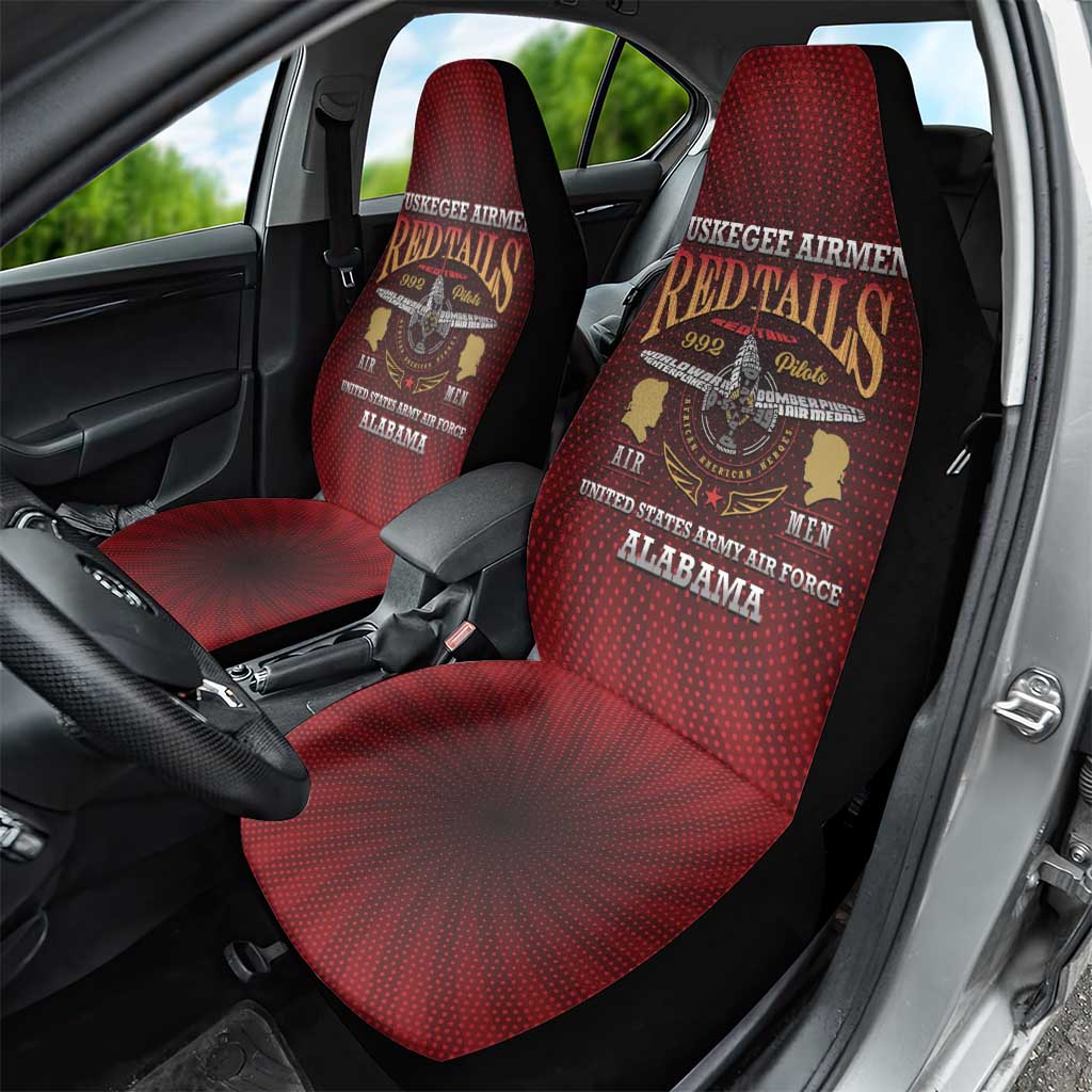 Red Tails Legacy Car Seat Cover Tuskegee Airmen WWII Heroes - Wonder Print Shop