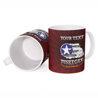 Personalized Red Tails Legacy Ceramic Mug Tuskegee Airmen WWII Heroes - Wonder Print Shop