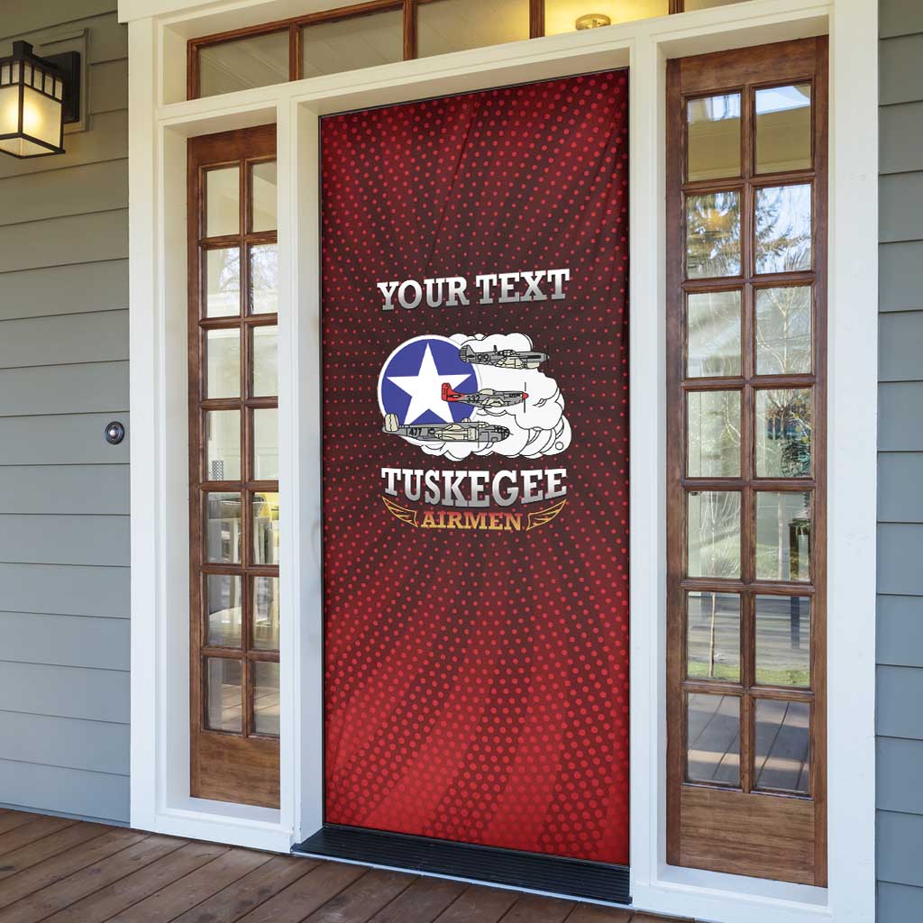 Red Tails Legacy Door Cover Tuskegee Airmen WWII Heroes - Wonder Print Shop