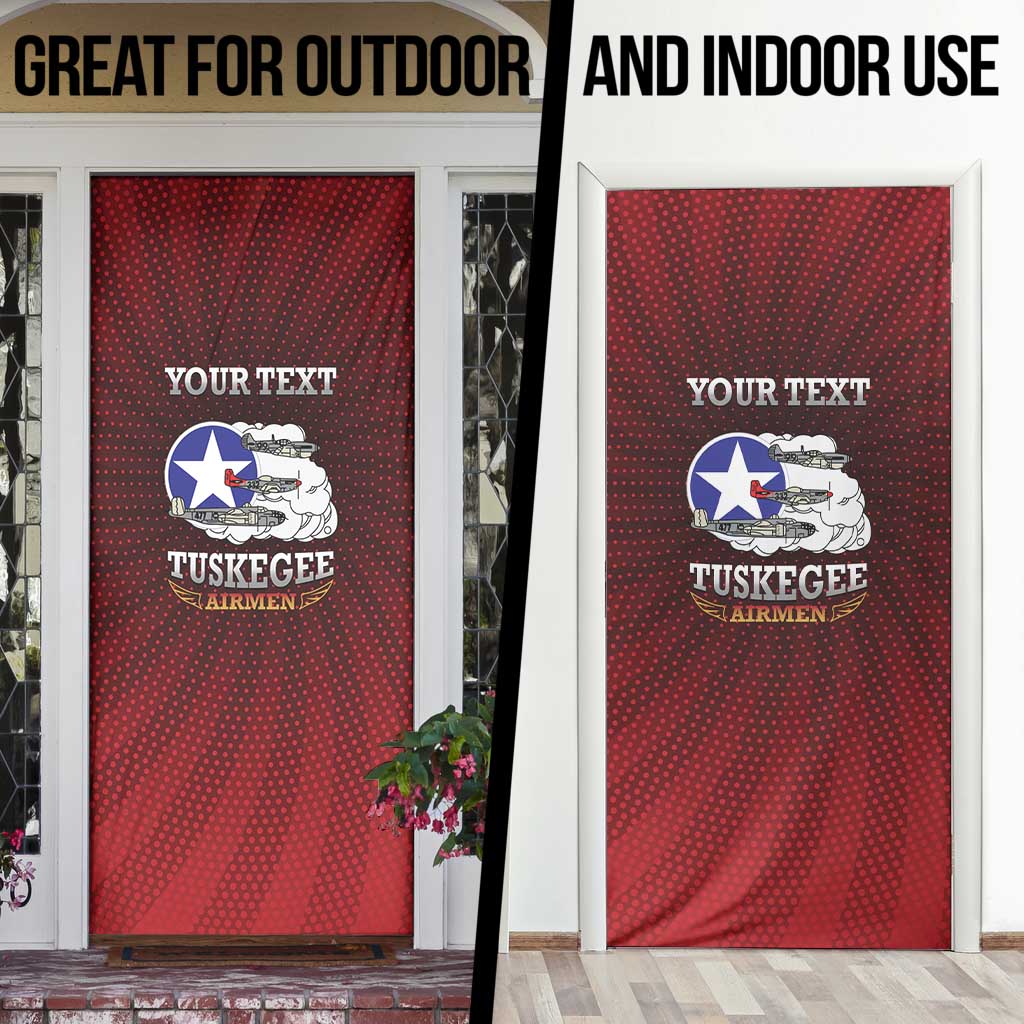 Red Tails Legacy Door Cover Tuskegee Airmen WWII Heroes - Wonder Print Shop
