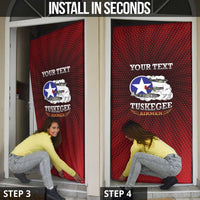 Red Tails Legacy Door Cover Tuskegee Airmen WWII Heroes - Wonder Print Shop